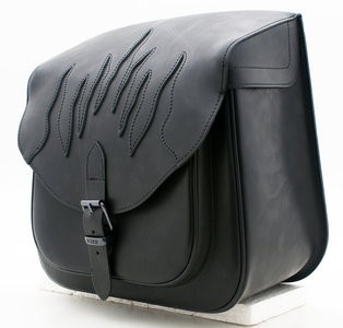 Super Posttas Vlammen Zwart