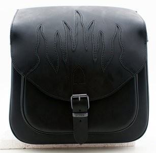 Super Posttas Vlammen Zwart