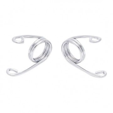 Haarspeld motor zadel veren chroom 3 inch 1