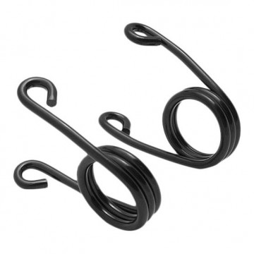 Haarspeld motor zadel veren zwart 3 inch 2