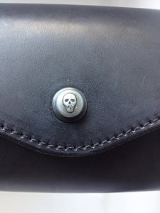 Leren Schermtasje Zwart