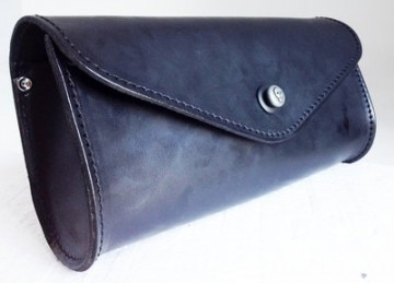 Leren Schermtasje Zwart