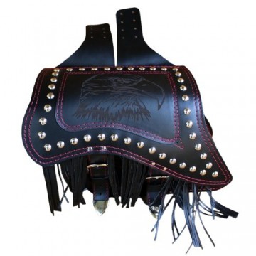 Lederen motorkoffers 0