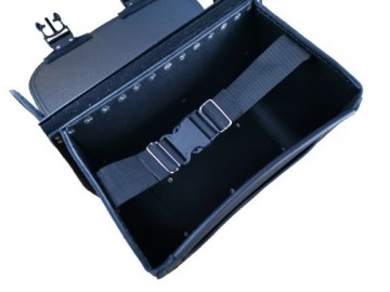 Lederen motortas harley