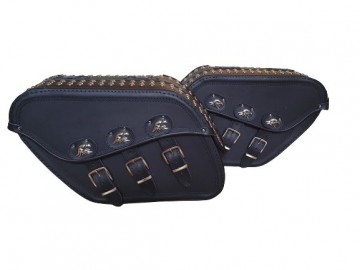 Lederen zadeltassen suzuki