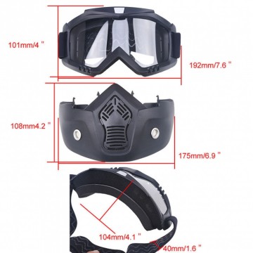 Goggles Masker Doorzichtig