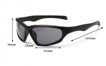 Zonnebril Glossy Zwart